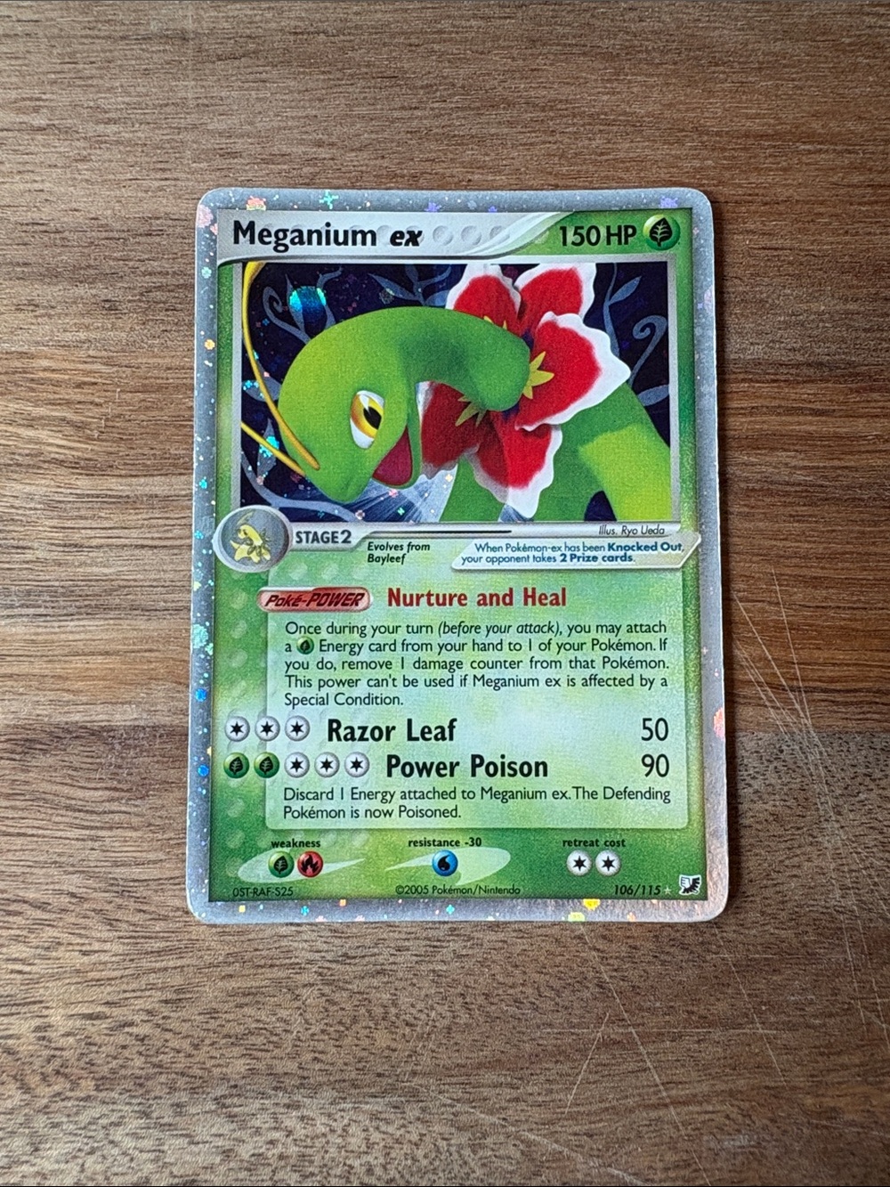 Meganium EX 106/115 | Unseen Forces | Ultra Rare | Pokemon Card TCG Light play - Picture 1 of 2
